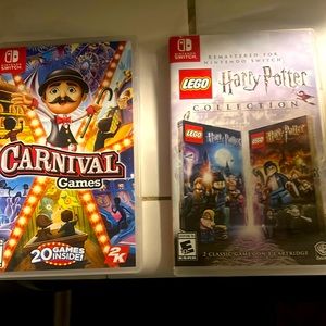 Carnival Games / Harry Potter Lego Nintendo Switch